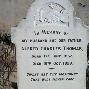 THOMAS Alfred Charles 1857-1929