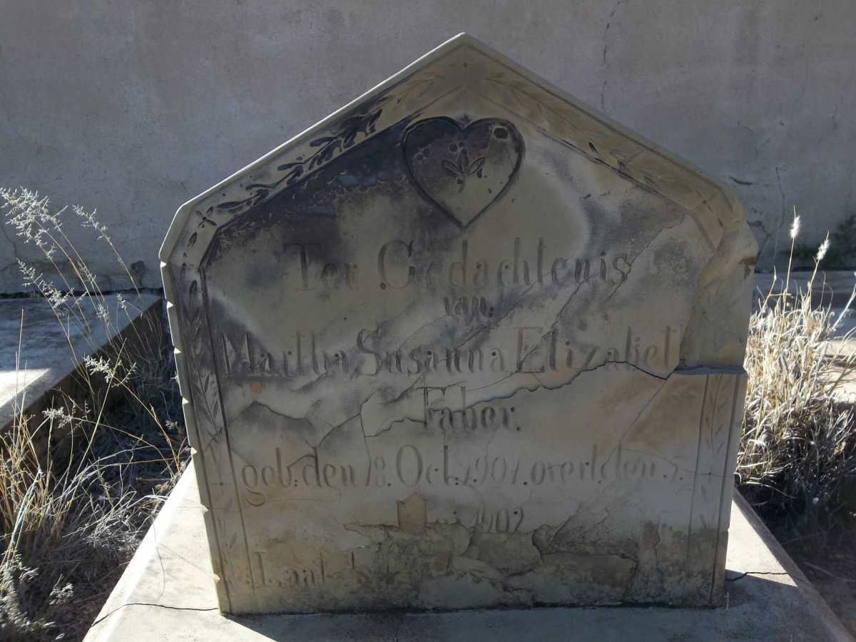 FABER Martha Susanna Elizabeth 1901-1902