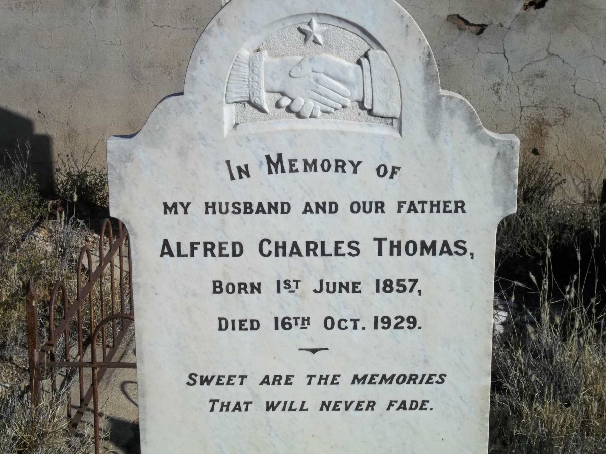 THOMAS Alfred Charles 1857-1929