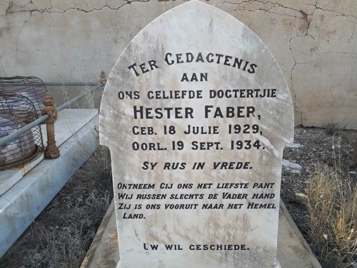 FABER Hester 1929-1934