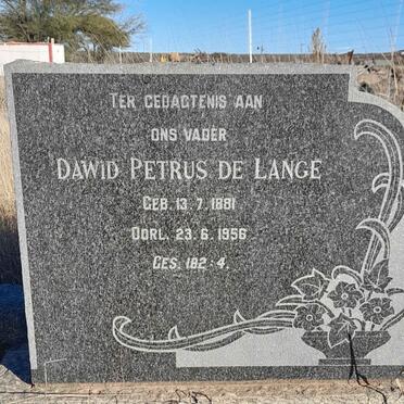 LANGE Petrus Dawid, de 1881-1956 & Magaretha Johanna DE KLERK 1889-1955 _2