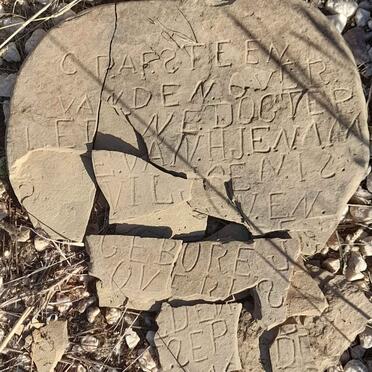 Northern Cape, HERBERT district, Reads Drift 74, Gewonne, Dapperfontein, farm cemetery