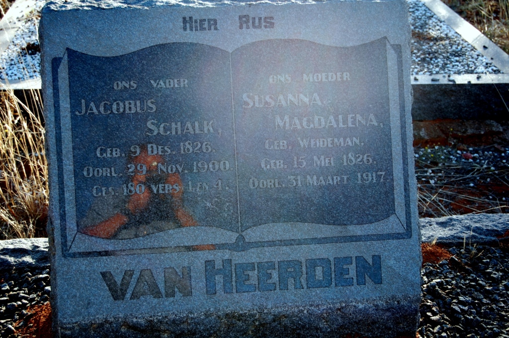 HEERDEN Jacobus Schalk, van 1826-1900 &amp; Susanna Magdalena WEIDEMAN 1826-1917