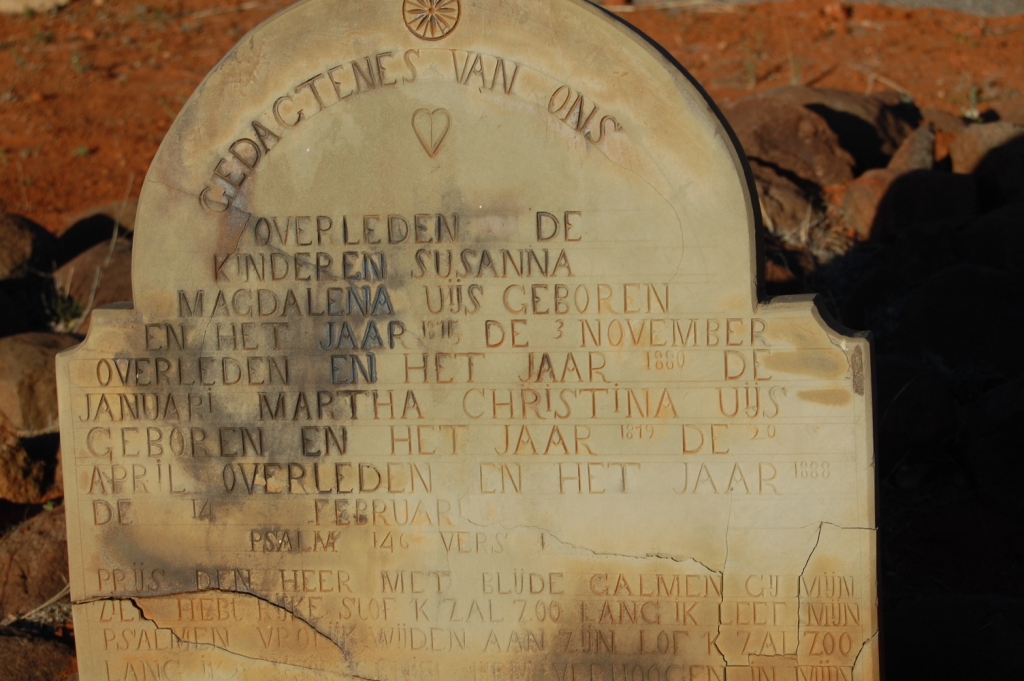 UIJS Susanna Magdalena 187?-1880 :: UIJS Martha Christina 1879-1888