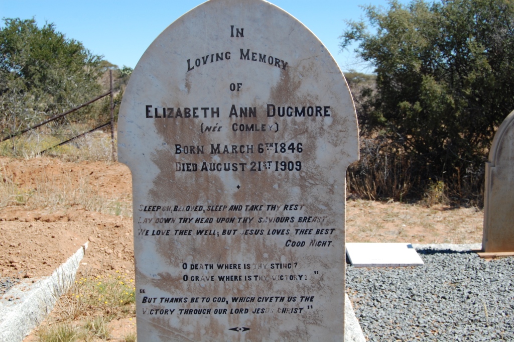 DUGMORE Elizabeth Ann nee COMLEY 1846-1909