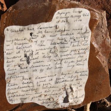 Northern Cape, HOPETOWN district, Farm 275, Hopetown / Doornbult Concentration Camp Memorials