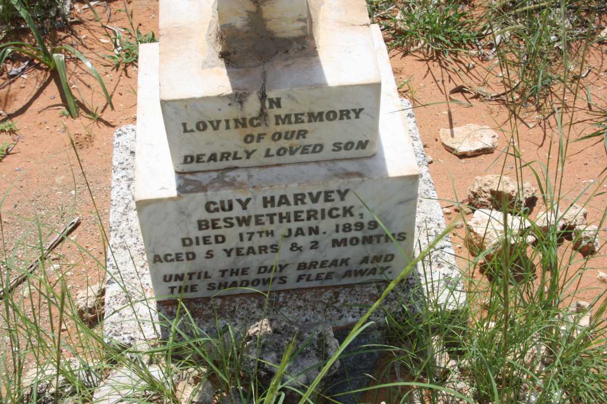 BESWETHERICK Guy Harvey 1899-1899