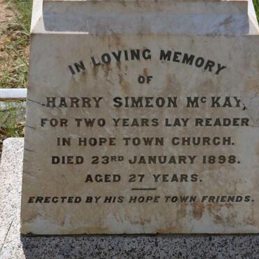MC KAY Harry Simeon -1898