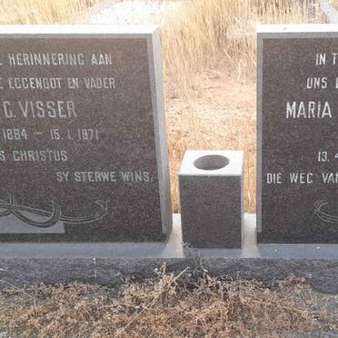 VISSER A.G. 1884-1971 &amp; Maria Magdalena HIGGS 1898-1974