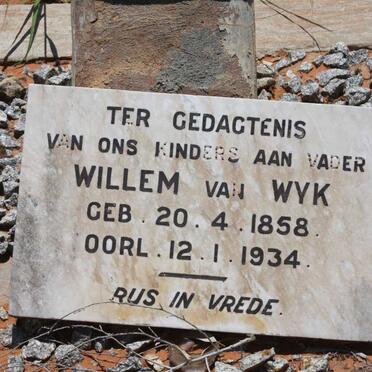 WYK Willem, van 1858-1934