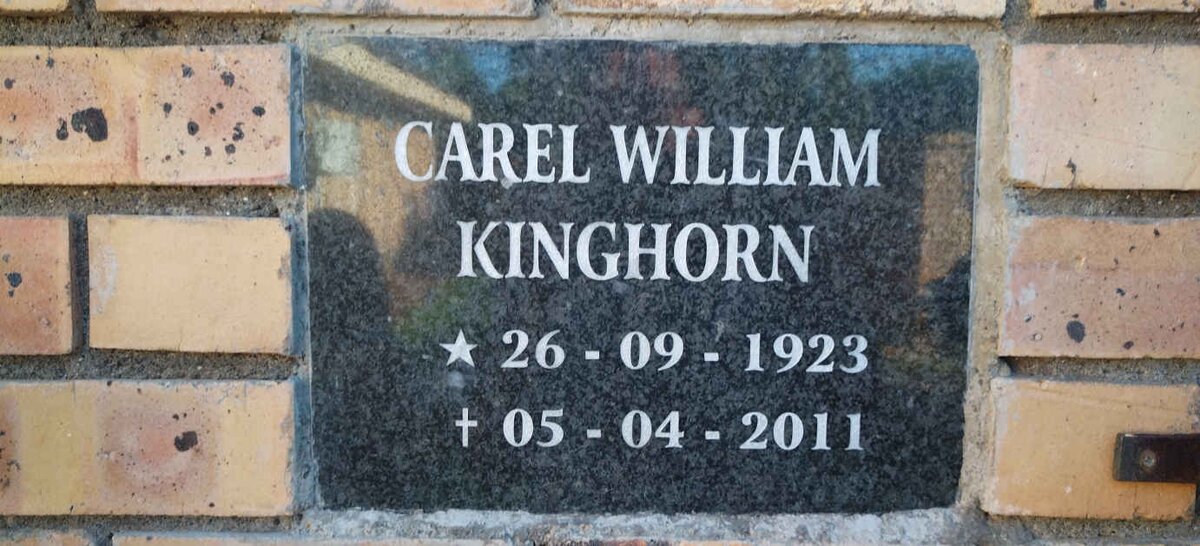 KINGHORN Carel William 1923-2011