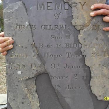 BIDDULPH Gorge Gilbert 1855-186?