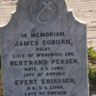 COBURN James -1915 :: PERSEN Bertrand -1915 :: ERIKSSEN Evert -1915