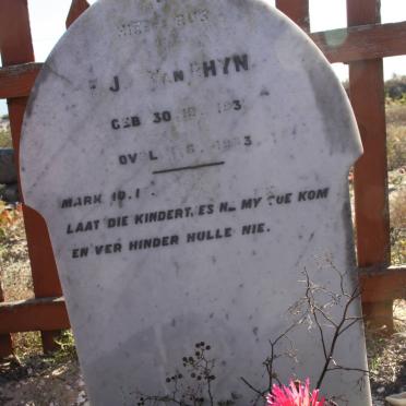 RHYN F.J., van 1931-1933