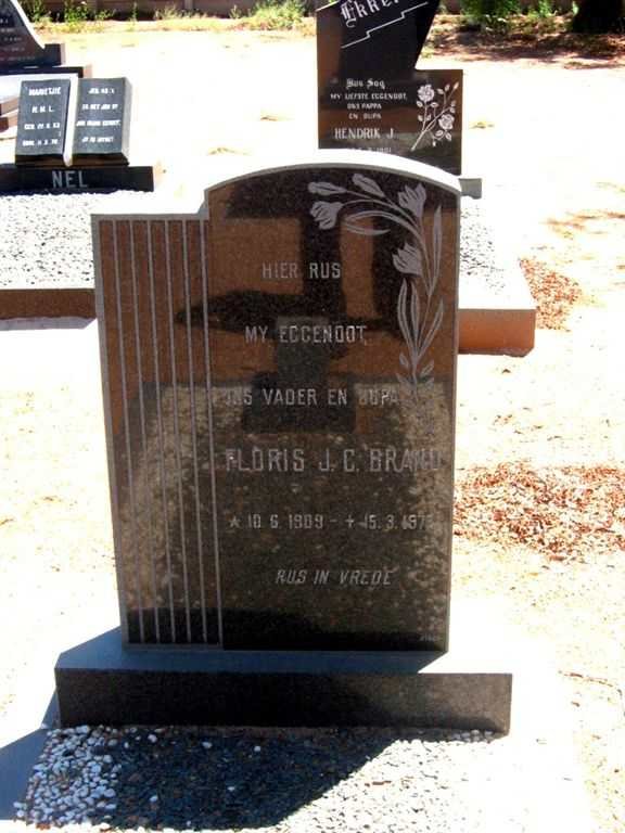BRAND Floris J.C. 1909-1973