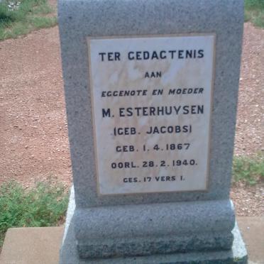 ESTERHUYSEN M. nee JACOBS 1867-1940