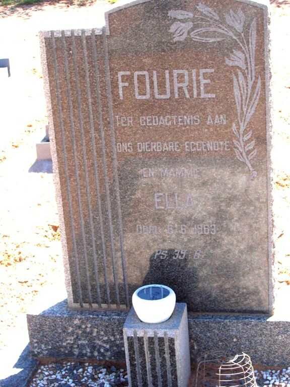 FOURIE Ella  -1963