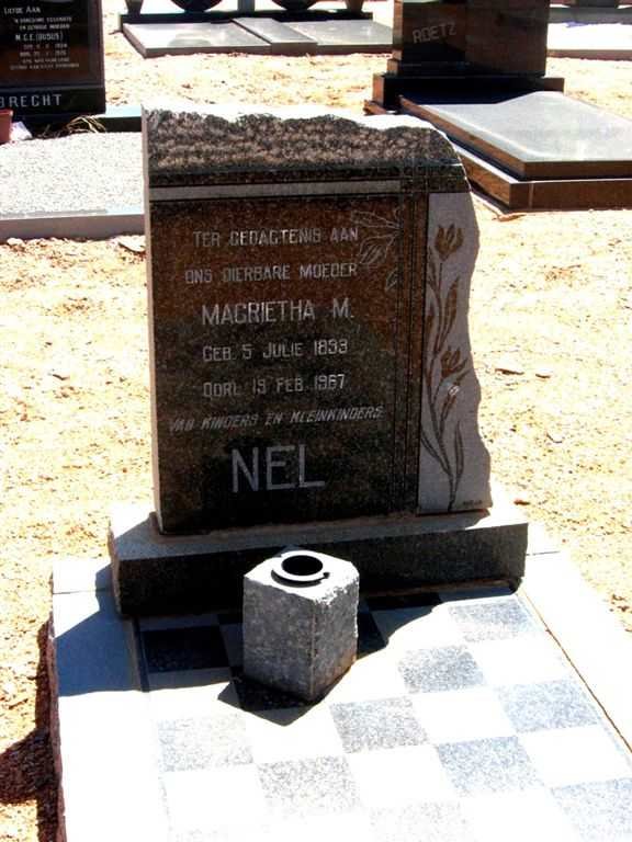 NEL Magrietha M. 1893-1967