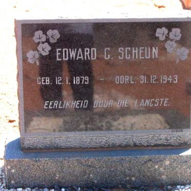 SCHEUN Edward C. 1879-1943