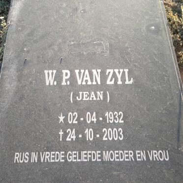 ZYL W.P., van 1932-2003