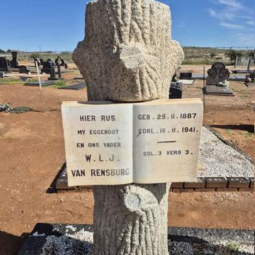 RENSBURG W.L.J., van 1887-1941