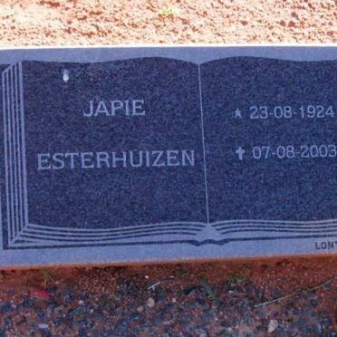 ESTERHUIZEN Japie 1924-2003