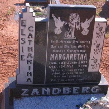 ZANDBERG Margaretha 1927-2008