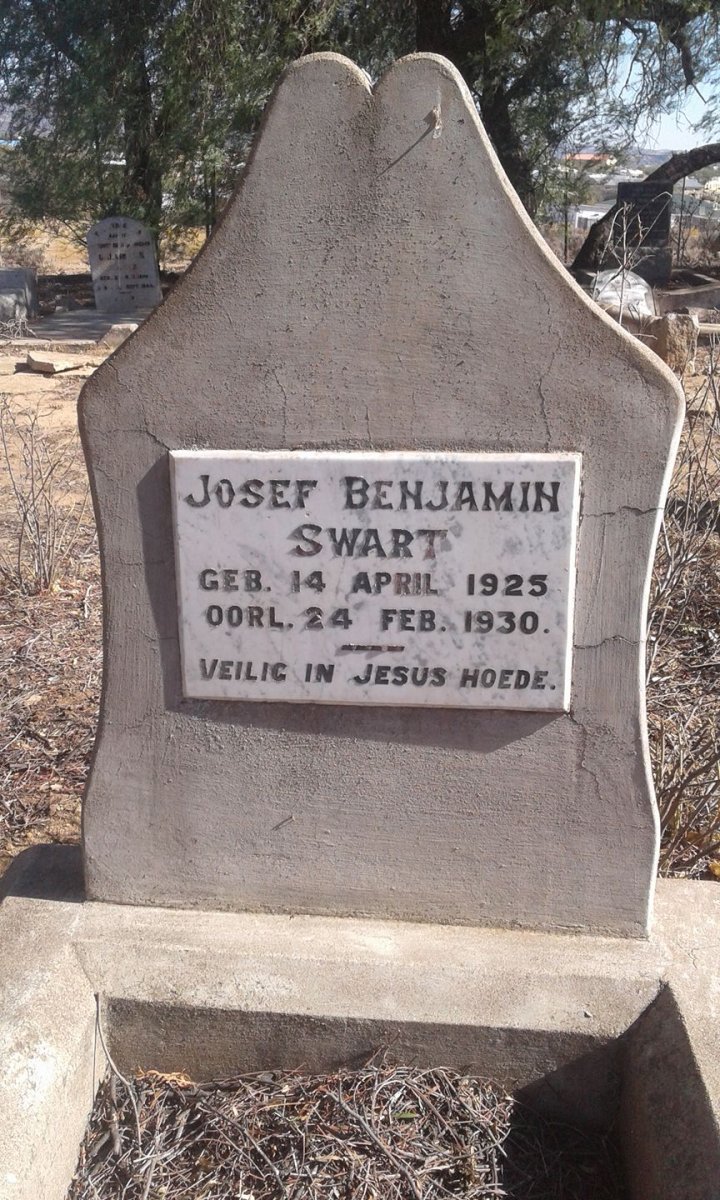 SWART Josef Benjamin 1925-1930