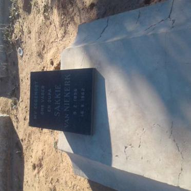 NIEKERK Sakkie, van 1896-1962