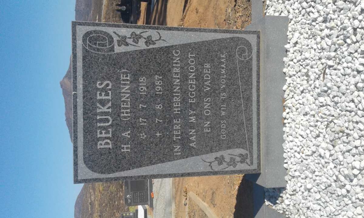 BEUKES H. A. 1918-1987