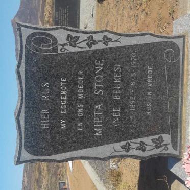 STONE Mieta nee BEUKES 1892-1970