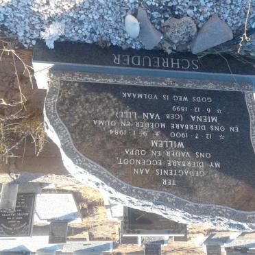 SCHREUDER Willem 1900-1984 &amp; Miena VAN LILL 1899-