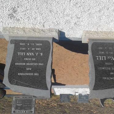 LILL D.J., van 1907-1977 &amp; S.J. 1911-1996