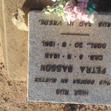 BASSON Petra 1945-1961