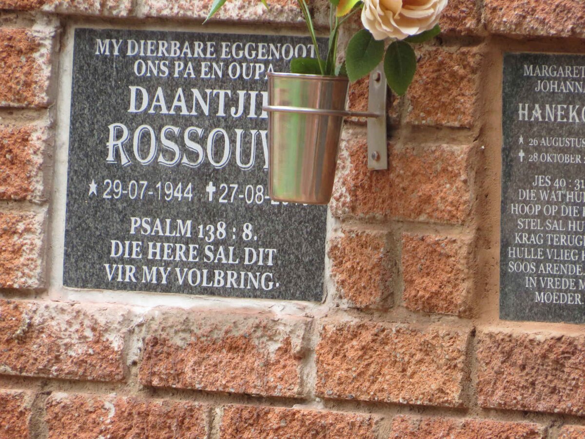 ROSSOUW Daantjie 1944-?