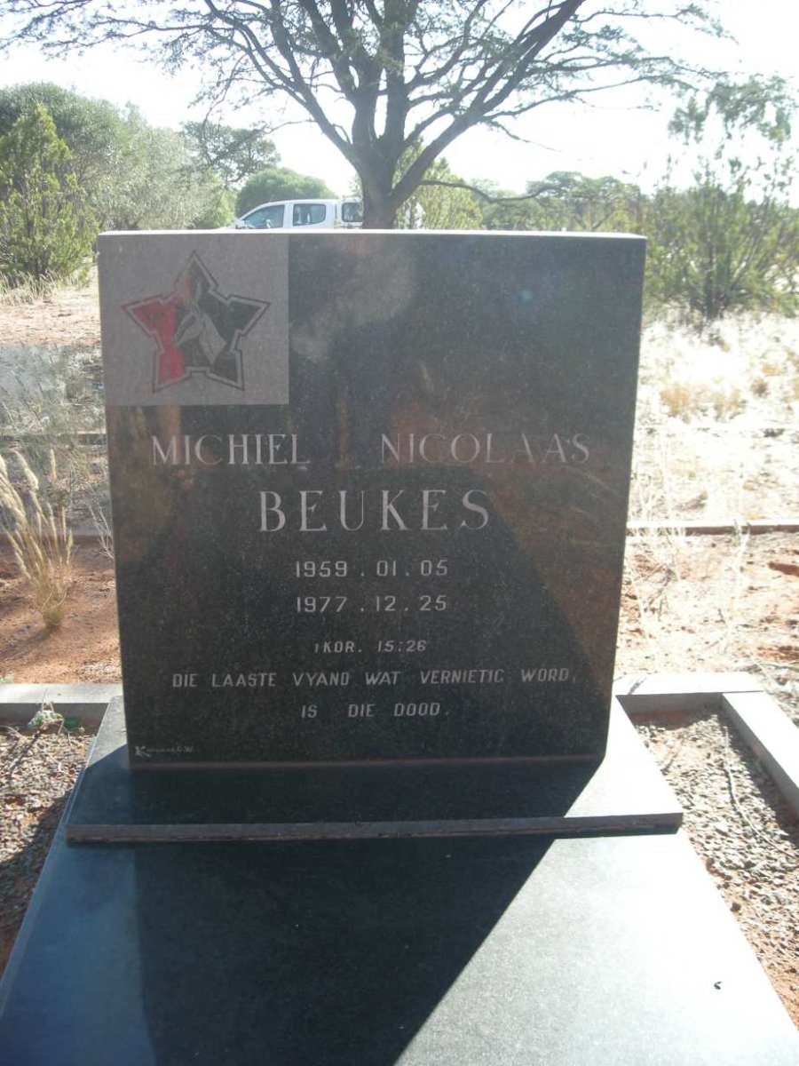 BEUKES Michiel Nicolaas 1959-1977