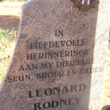 COETZEE Leonard Rodney 1983-2007