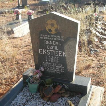 EKSTEEN Rendal Cecil 1978-2009