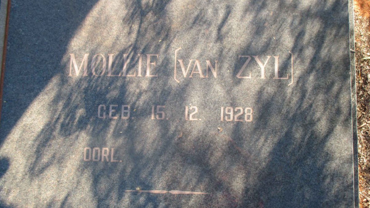 FOUCHÉ Stoffel 1929-1994 &amp; Mollie VAN ZYL 1928-