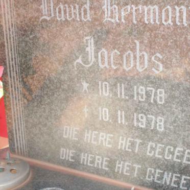 JACOBS David Hermanus 1978-1978