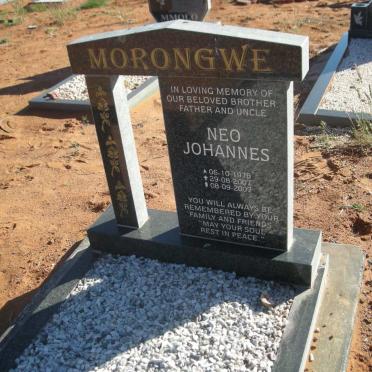 MORONGWE Neo Johannes 1976-2007