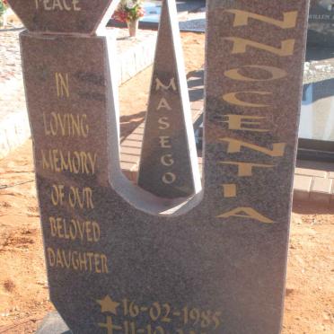 MOKGOSI Innocentia Masego 1985-2006