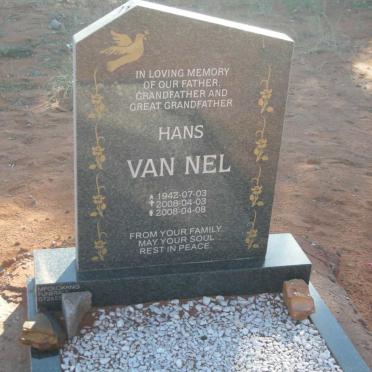 NEL Hans, van 1942-2008