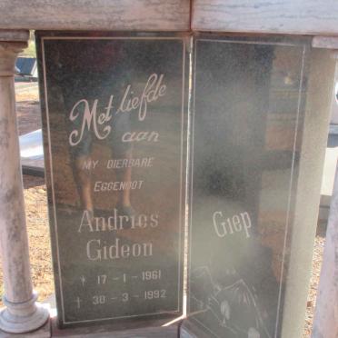 NIEMANN Andries Gideon 1961-1992