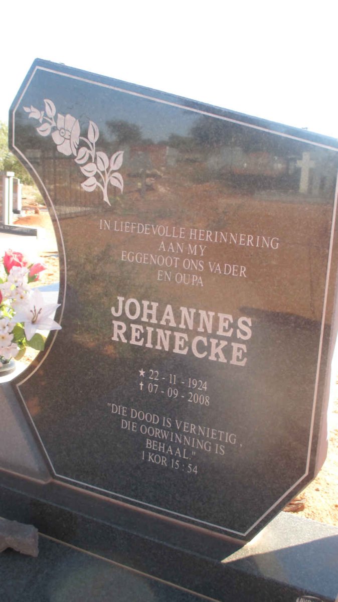REINECKE Johannes 1924-2008