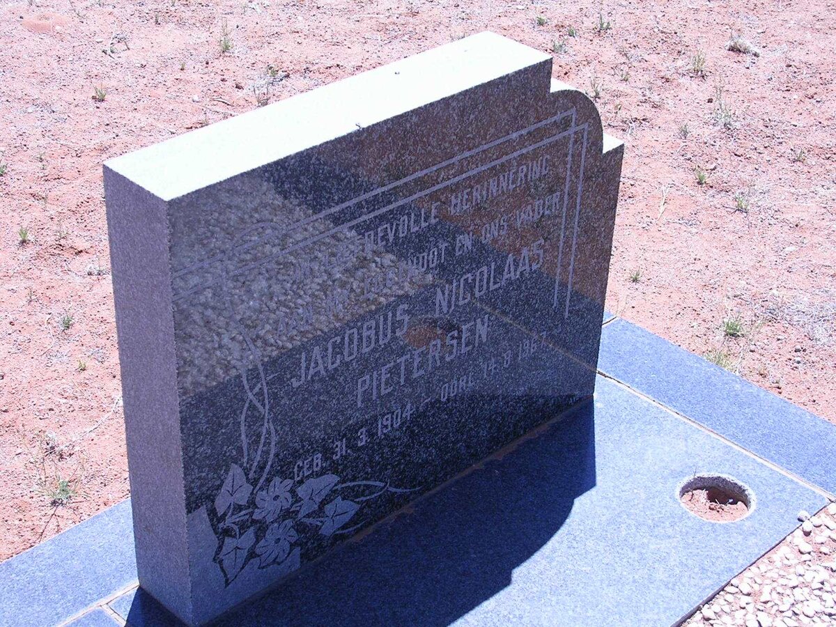 PIETERSEN Jacobus Nicolaas 1904-1967