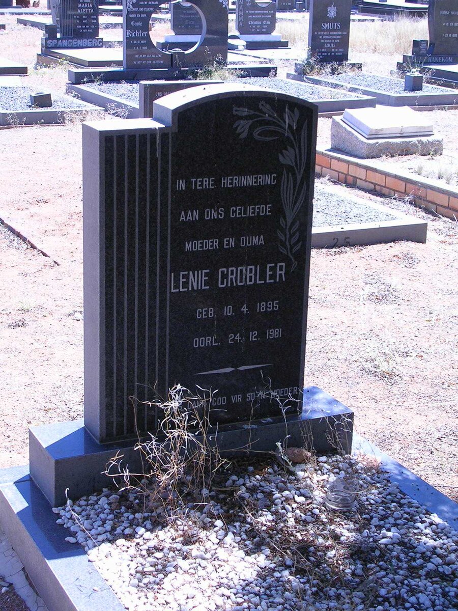 GROBLER Lenie 1895-1961