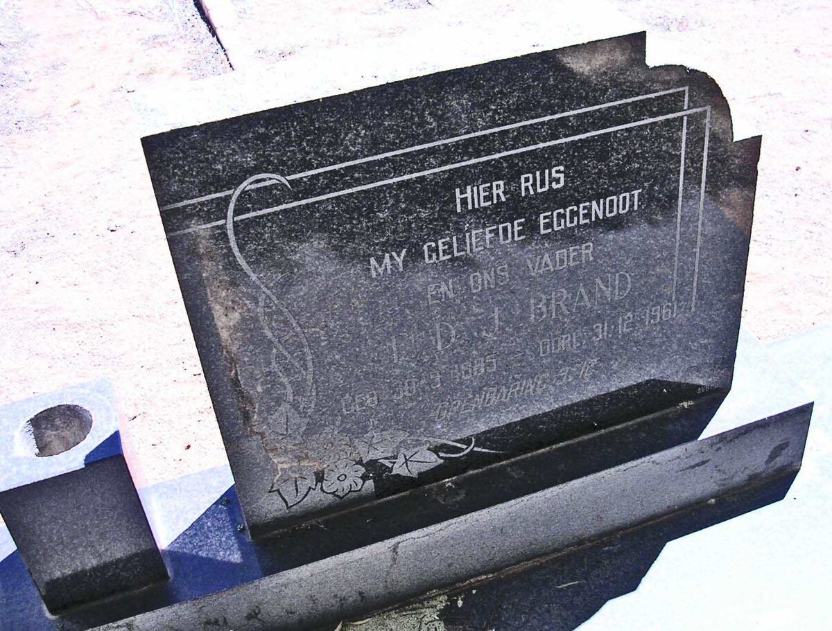 BRAND F.D.J. 1885-1961