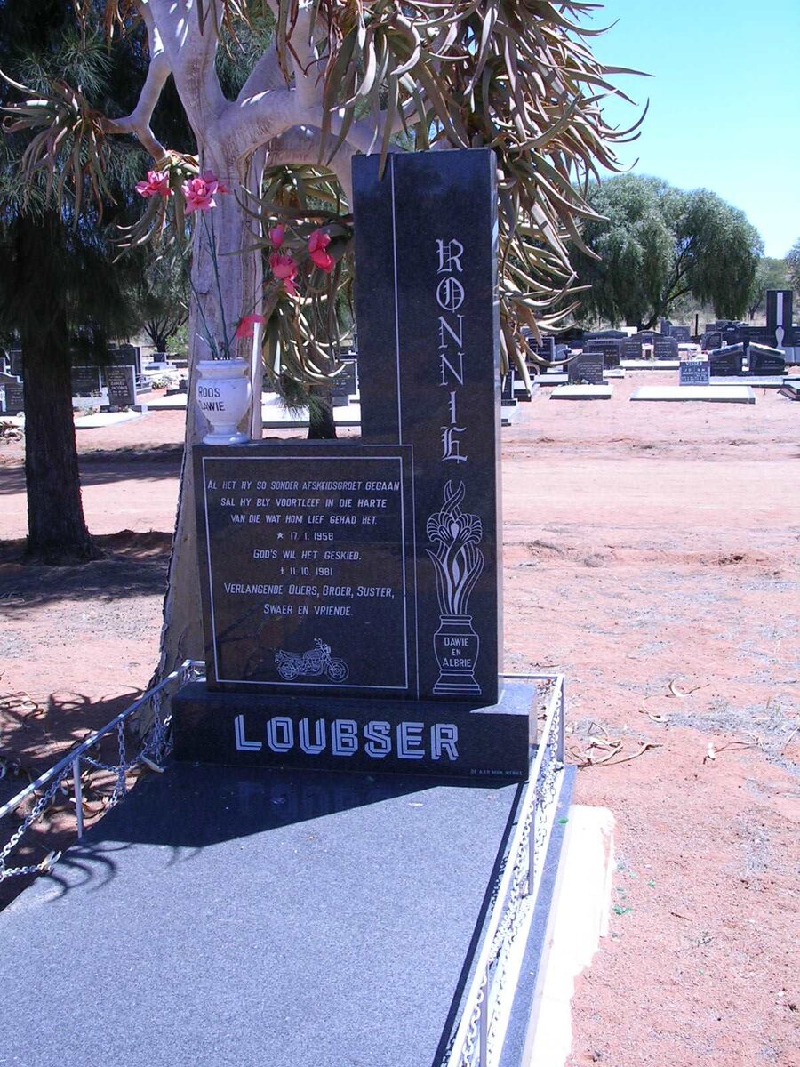 LOUBSER Ronnie 1955-1981