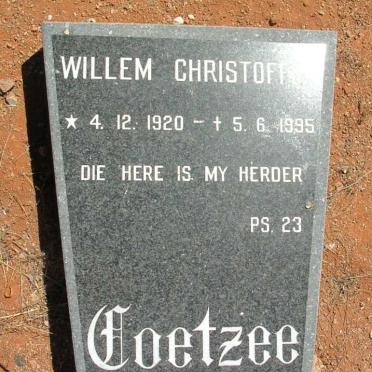 COETZEE Willem Christoff 1920-1995